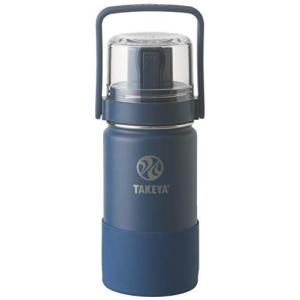 タケヤ公式タケヤフラスク ゴーカップ 400ml, 0.4L ダークブルー コップ付き 水筒（GoCup） G13 水筒 受験 お受験｜bellwing