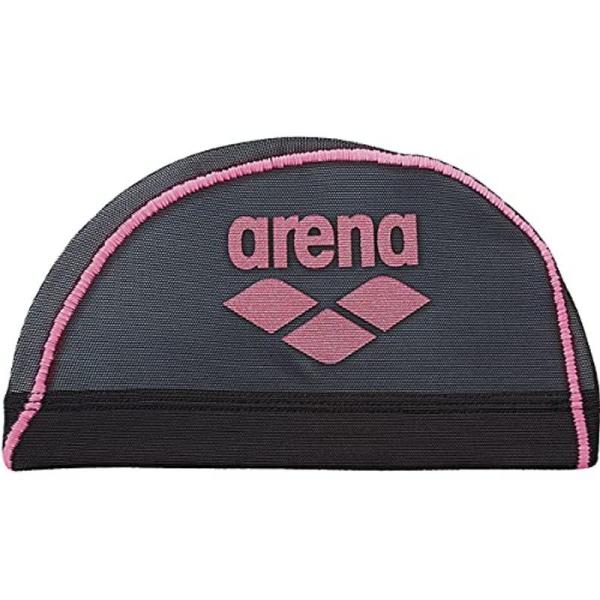 arena(アリーナ) スイムキャップ メッシュキャップ Lサイズ ARN-6414 ブラック×Fピ...