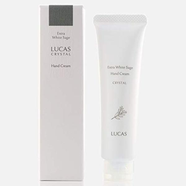 LUCAS ホワイトセージ ハンドクリーム ホワイトセージの香り 30ml 手荒れ・乾燥ケア日本製