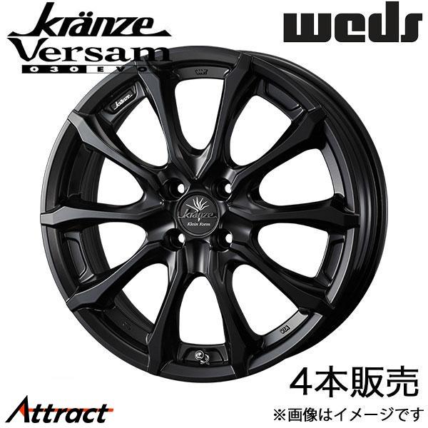 クレンツェ ヴェルサム030エボ ソリオ MA15S 16インチ アルミホイール 4本 マットブラッ...