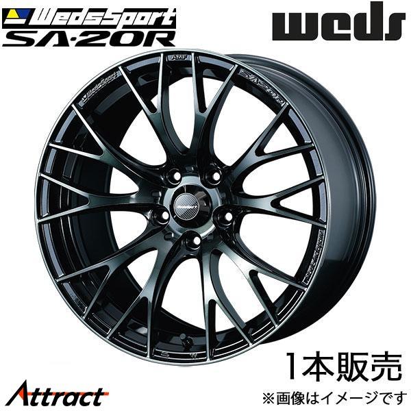 ウェッズスポーツ SA20R MAZDA3 BP系 18インチ アルミホイール 1本 ウォースブラッ...