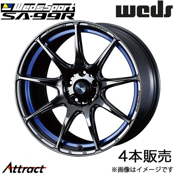 ウェッズスポーツ SA99R MAZDA3 BP系 18インチ アルミホイール 4本 ブルーライトク...