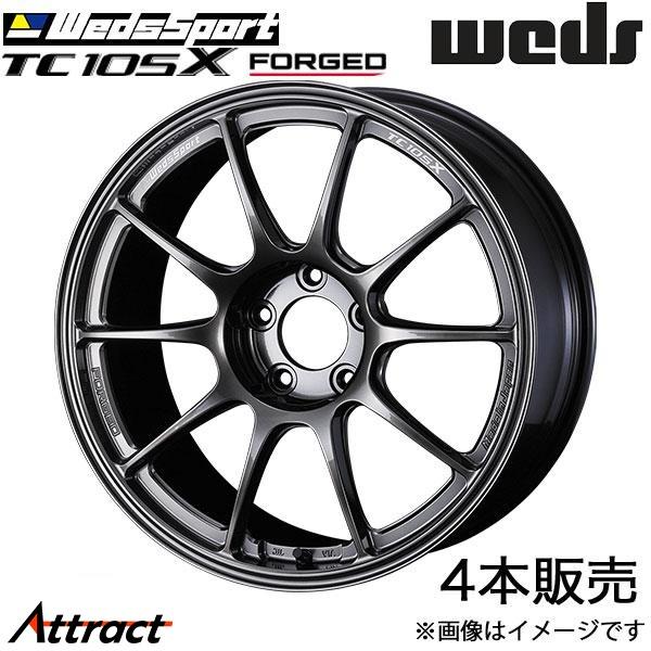 ウェッズスポーツ TC105Xフォージド ランサーエボリューションX CZ4A 18インチ アルミホ...