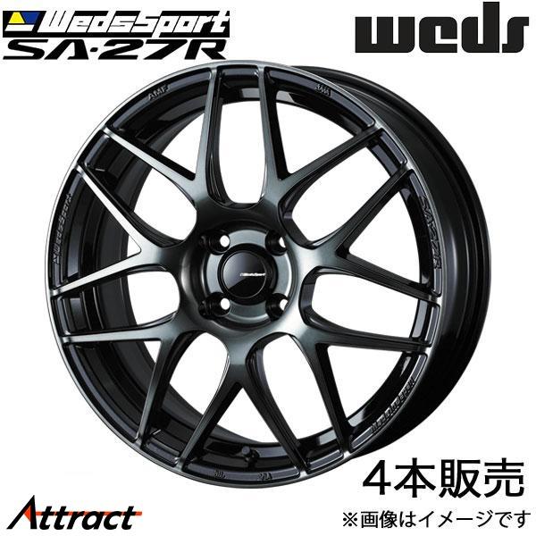 ウェッズスポーツ SA27R デリカミニ B3#A 15インチ アルミホイール 4本 ウォースブラッ...