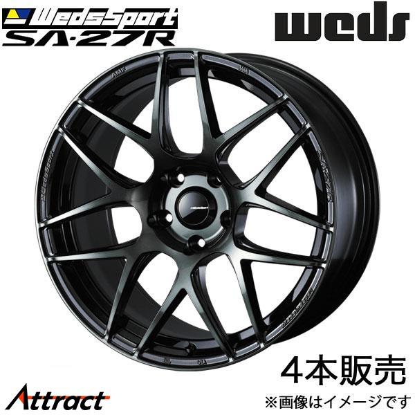 ウェッズスポーツ SA27R CX-3 DK系 18インチ アルミホイール 4本 ウォースブラックク...