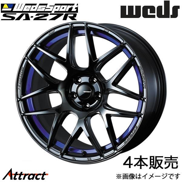 ウェッズスポーツ SA27R GT-R R33 18インチ アルミホイール 4本 ブルーライトクロー...