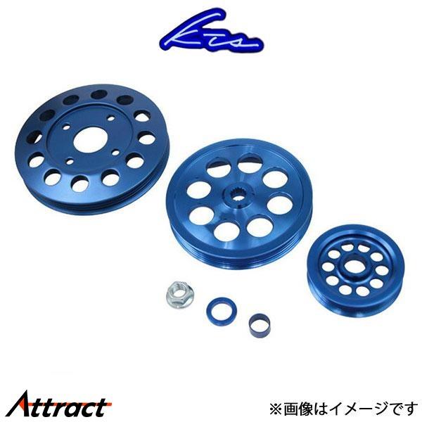 KTS SCプーリー 3点セット(ウォーターポンプ+パワステポンプ+オルタネーター)スカイラインGT...