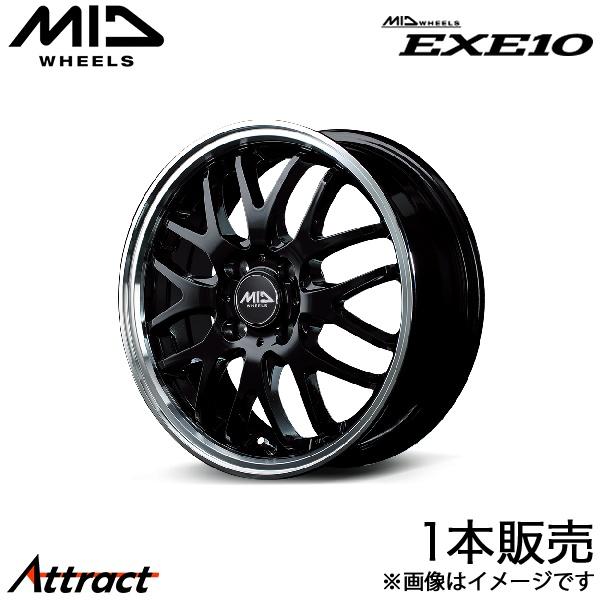 MID エグゼ10 ワゴンRカスタムZ MH55S/MH95S アルミホイール 1本(14×4.5J...