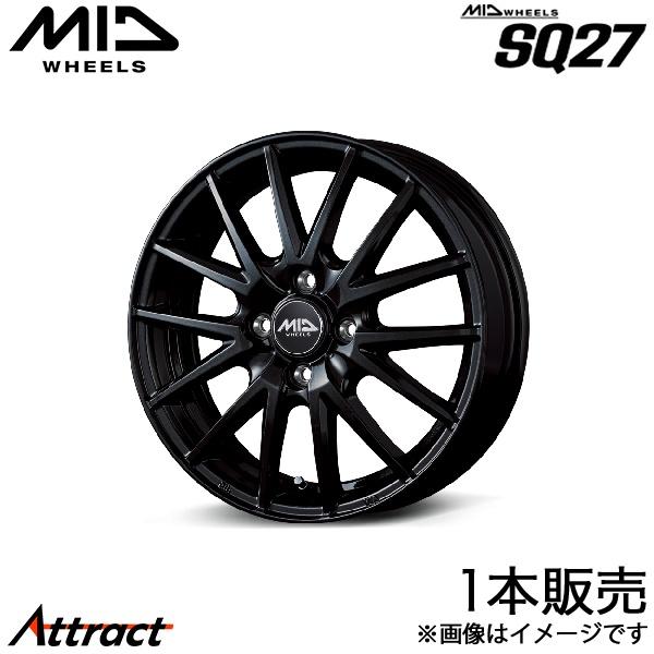 MID SQ27 ワゴンRカスタムZ MH55S/MH95S アルミホイール 1本(14×4.5J ...