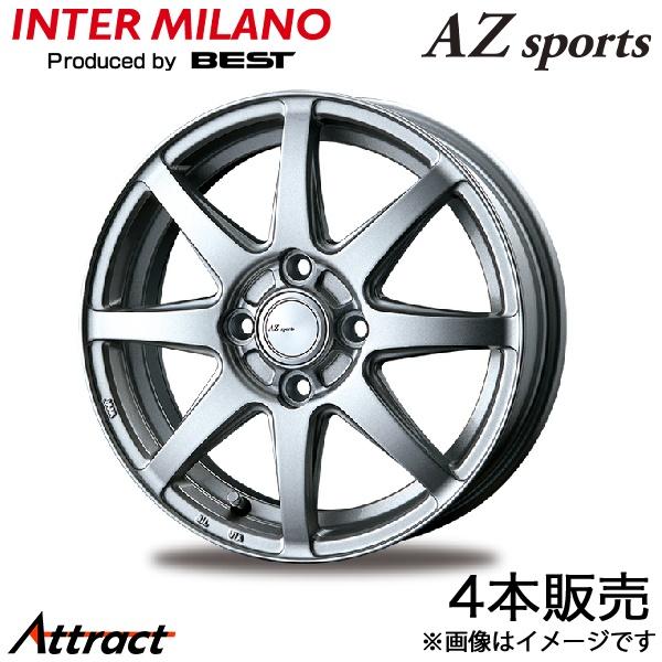 インターミラノ AZスポーツ LX-8 R1 RJ1/RJ2 アルミホイール 4本(15×4.5J ...