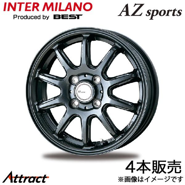 インターミラノ AZスポーツ FS-10 S660 JW5 アルミホイール 4本(15×4.5J 4...