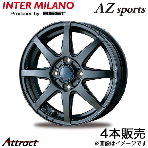 インターミラノ AZスポーツ LX-8 S660 JW5 アルミホイール 4本(15×4.5J 4-...
