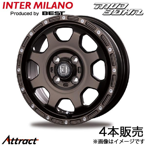 インターミラノ マットバーン XR-910K R2 RC1/RC2 アルミホイール 4本(15×4....