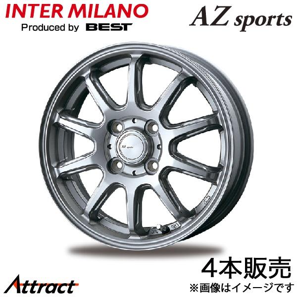 インターミラノ AZスポーツ FS-10 ekワゴン B11W アルミホイール 4本(14×4.5J...