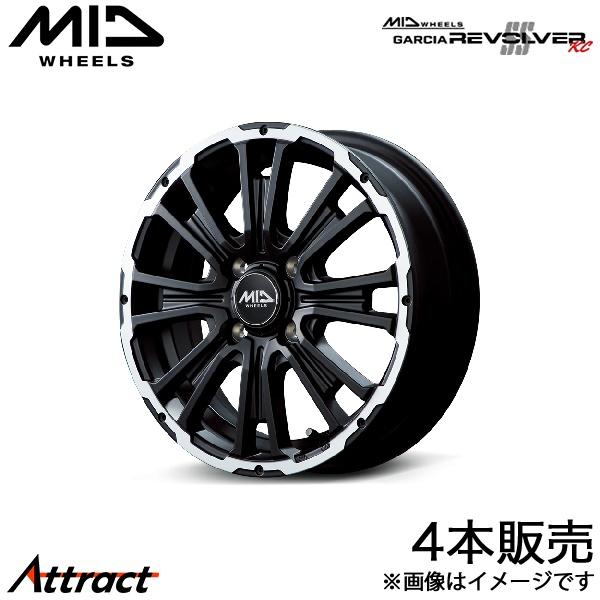 MID ガルシアSSリボルバーKC ワゴンRカスタムZ MH55S/MH95S アルミホイール 4本...