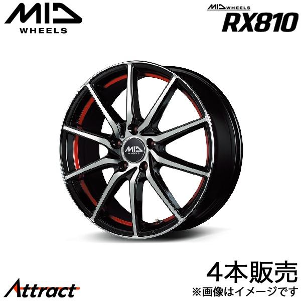 MID RX810 ワゴンRカスタムZ MH55S/MH95S アルミホイール 4本(15×4.5J...