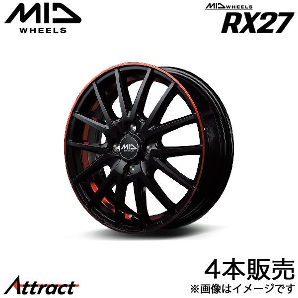 MID RX27 ワゴンRスティングレー MH34S アルミホイール 4本(15×4.5J 4-10...