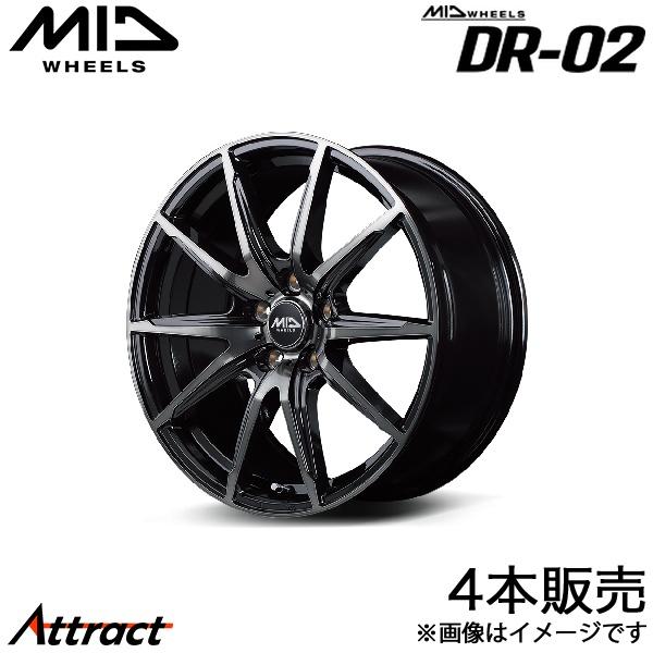 MID DR-02 ワゴンRカスタムZ MH55S/MH95S アルミホイール 4本(14×4.5J...