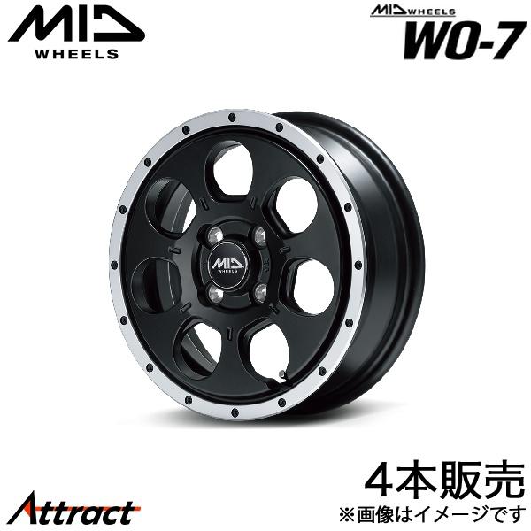 MID WO-7 ワゴンRカスタムZ MH55S/MH95S アルミホイール 4本(14×4.5J ...