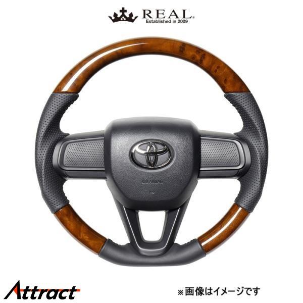 レアル ステアリング オリジナルシリーズ(42ブラウンウッド)サンバー バン S700B/S710B...