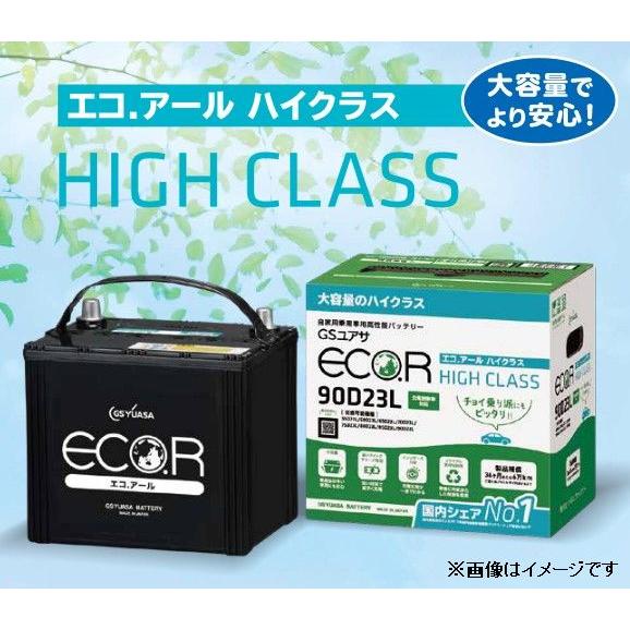 バサラ GH-HV30 バッテリー交換 EC-90D23L エコR ハイクラス ニッサン NISSA...