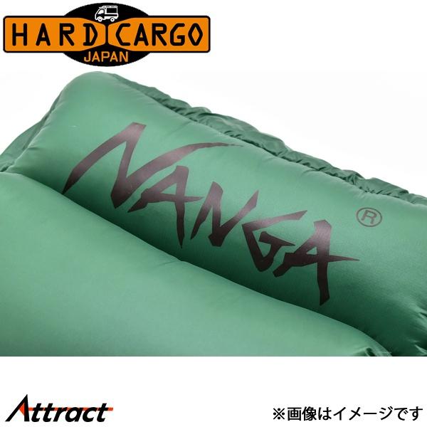 ハードカーゴ  ナンガヘッドレストカバー グリーン×ブラックロゴ 3個セット HARD CARGO ...