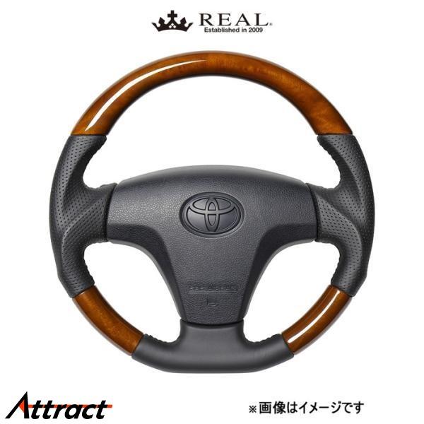 レアル ステアリング オリジナルシリーズ(42ブラウンウッド)サンバー トラック S500J TYB...