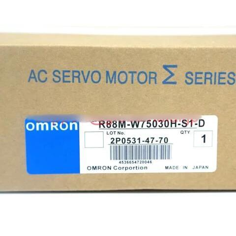 【新品★送料無料】OMRON サーボモーター R88M-W75030H-S1-D【６ヶ月保証】