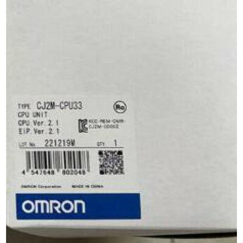 【新品◆適格請求書◆送料無料】 OMRON/オムロン CJ2M-CPU33 CPUユニット ◆6ヶ月...