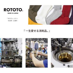 ROTOTO ロトト ソックス 靴下 オールラ...の詳細画像3