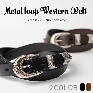 J&M Davidson（J＆Mデヴィッドソン） ベルト ウエスタンバックル