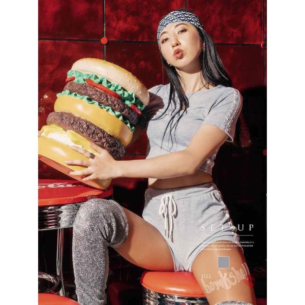 セットアップ bombshell セットアップ スポーティ ラインパンツ サイドライン