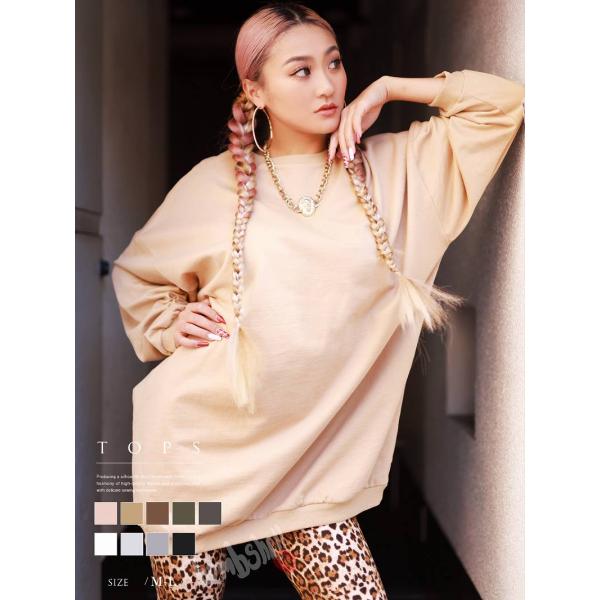 パーカー・トレーナー Bbomb ワンピース 裏起毛 スウェット トレ-ナ-