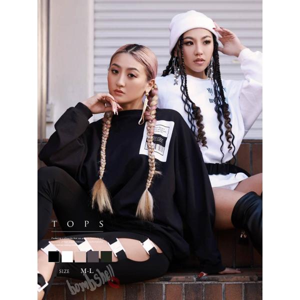 パーカー・トレーナー Bbomb スウェット 裏起毛 トレ-ナ- オ-バ-サイズ