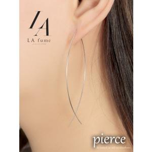 ピアス レディース アクセサリー LAfume ワイヤーピアス ロング シンプル きれいめ