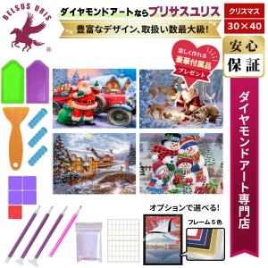 ダイヤモンドアート クリスマス 四角 丸ビーズ キット