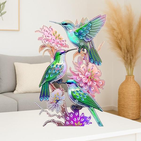 手芸時間 ダイヤモンドアート キット AHD アートスタンド 鳥デザイン