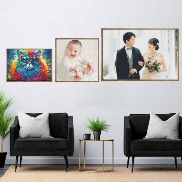 【手芸時間】ダイヤモンドアート 専用フレーム ６サイズ３色展開