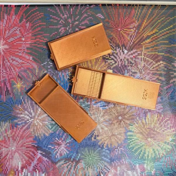 手芸時間 ダイヤモンドアート 日本製 多機能ビーズトレー ブラウン