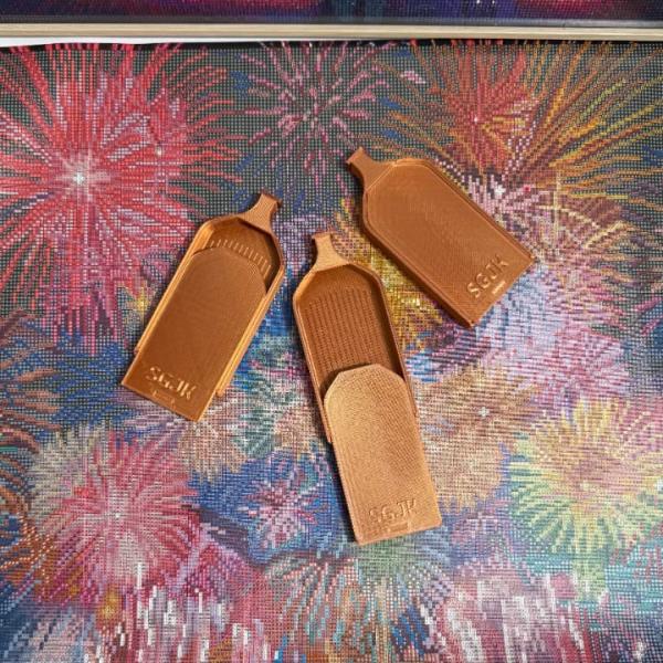 手芸時間 ダイヤモンドアート 日本製 ビーズトレー 意匠登録済 ブラウン