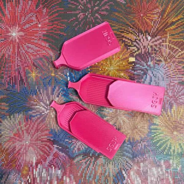 手芸時間 ダイヤモンドアート 日本製 ビーズトレー 意匠登録済 マゼンタ