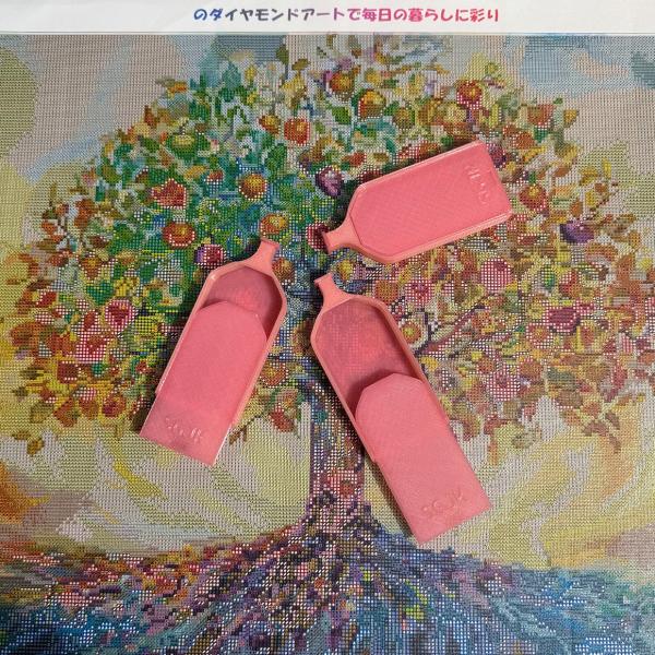 手芸時間 ダイヤモンドアート 日本製 ビーズトレー 意匠登録済 ピーチ