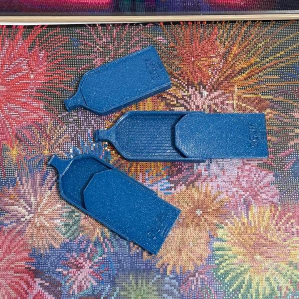 手芸時間 ダイヤモンドアート トレー 日本製 ビーズトレー 意匠登録済 ラメブルー