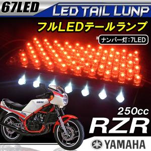 RZR250 テールランプ LED ナンバー灯 67灯 バイク｜beltaworks