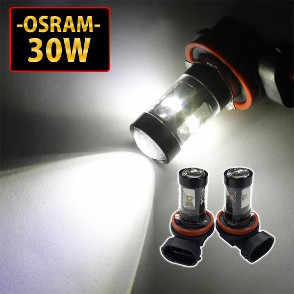 LED フォグランプ 80W  2個セット 後付け ブラックタイプ