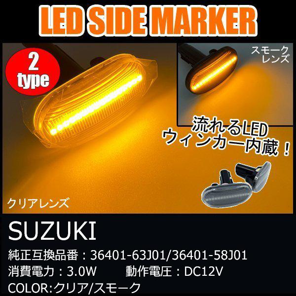 アルトラパン HE21S LED サイドマーカー 左右セット ウィンカー LEDアンバー