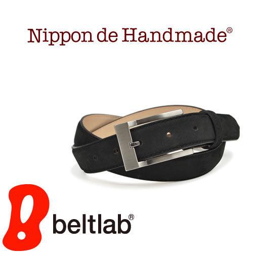 ベルト 紳士ベルト メンズ 日本製 ヌバックレザー 牛革 本革 高級感 スーツ ビジネス Nippo...