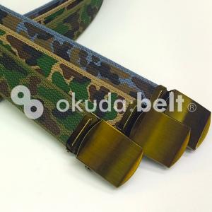 ガチャベルト GIベルト 40ミリ メンズ ベルト 布ベルト 迷彩柄 カモ柄