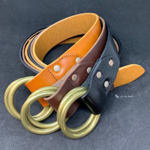 【美品】D'AMICO スエード ベルト メタルバックル　ダミコ Andrea D'Amico D'AMICO ダミーコ シュリンクレザー・スエード D