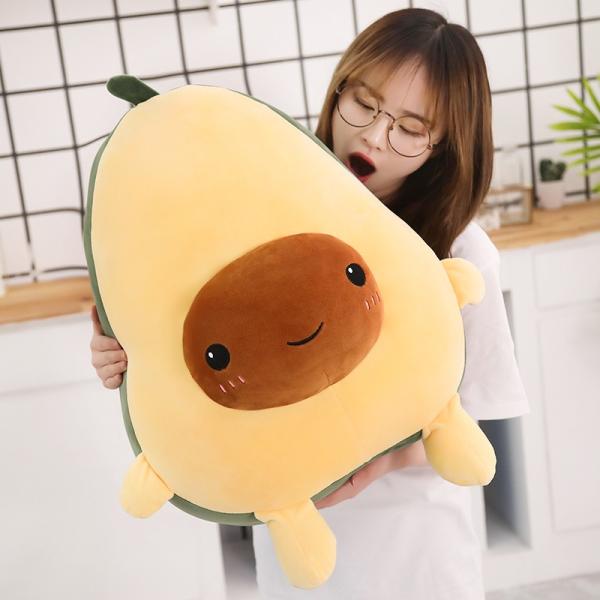 ぬいぐるみ　クッション 　アボカド　果物　リアル　かわいい　癒し　果物屋　飾り 誕生日ギフト　60c...